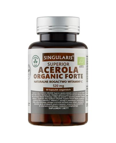 Singularis Superior Acerola Organic Forte 520 mg, 60 kapsułek zdjęcie