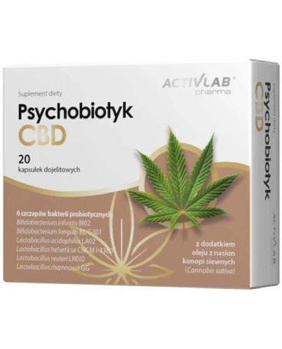 ACTIVLAB PHARMA Psychobiotyk CBD, 20 kapsułek  zdjęcie
