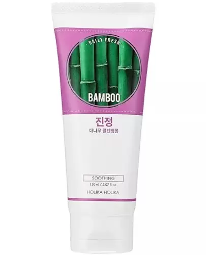 Holika Holika Daily Fresh Bamboo pianka oczyszczająca z ekstraktem z bambusa 150 ml zdjęcie