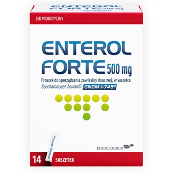 Enterol Forte 500 mg 14 saszetek