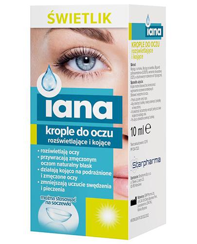 Iana krople do oczy rozświetlające i kojące 10 ml zdjęcie