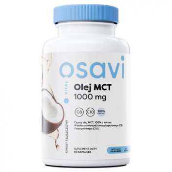 Osavi Olej MCT 1000 mg 60 kapsułek