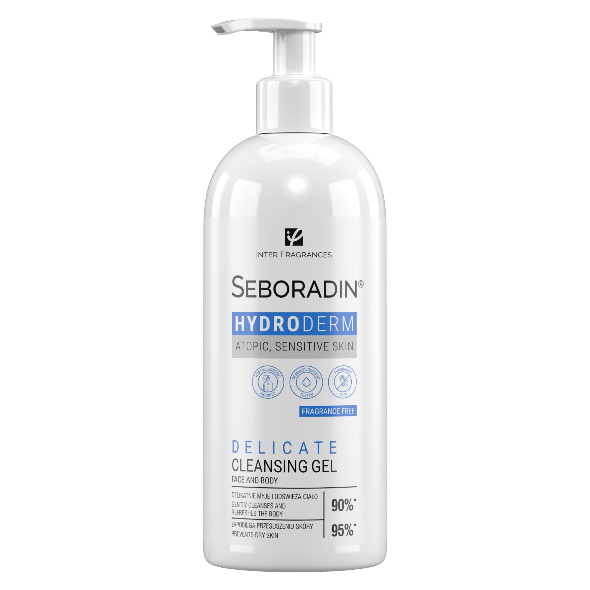 Seboradin Hydroderm Delicate Cleansing Gel żel do mycia ciała 400 ml zdjęcie
