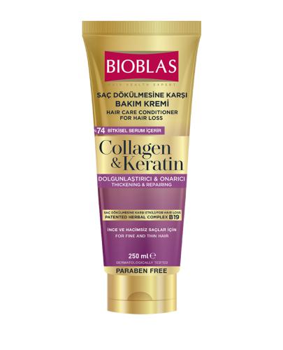 Bioblas Odżywka kolagenowo-keratynowa do włosów, 250 ml, cena, opinie, składniki zdjęcie