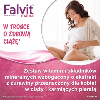 Falvit Mama witaminy dla kobiet w ciąży 60 tabletek