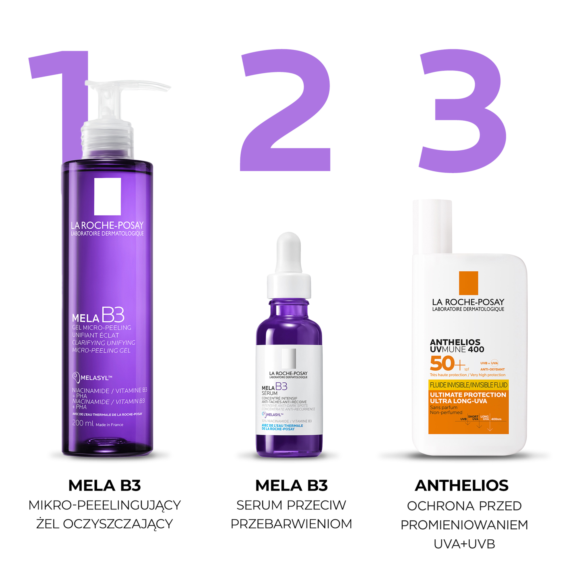 La Roche-Posay Mela B3 mikro-peelingujący żel oczyszczający, 200 ml