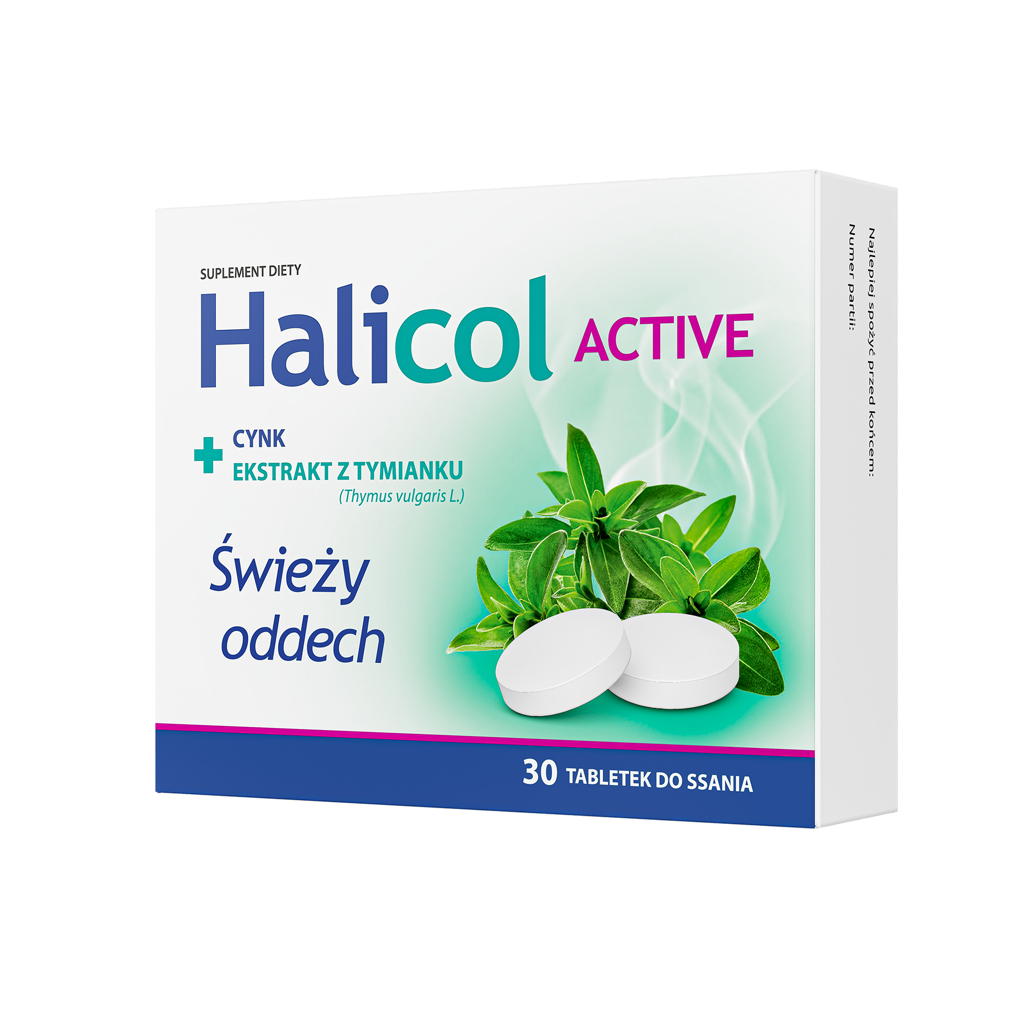 Halicol Active, tabletki do ssania, 30 sztuk