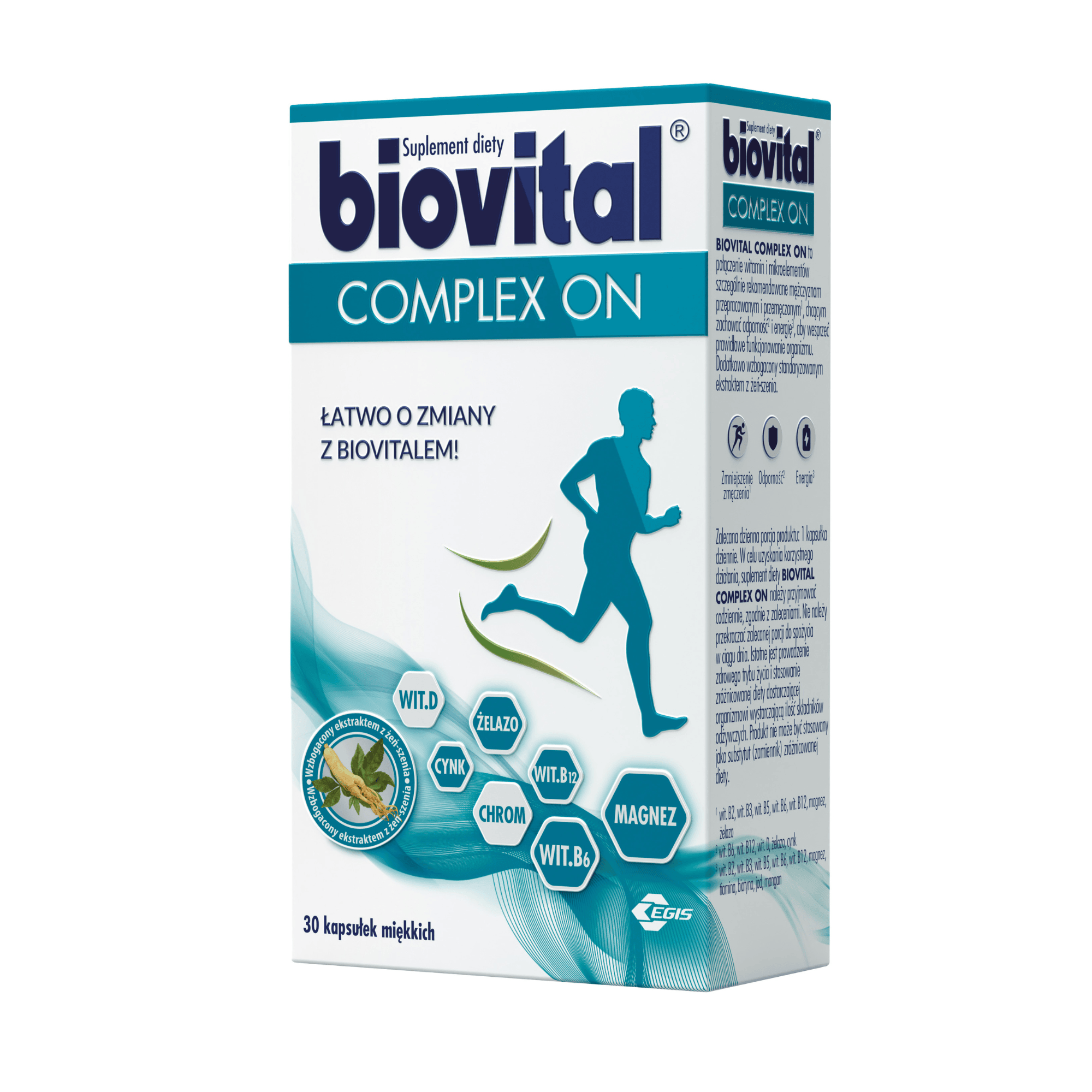 Biovital Complex On 30 kapsułek miękkich zdjęcie