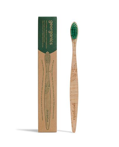 Georganics, Ekologiczna szczoteczka z drewna bukowego, Medium, 1 sztuka zdjęcie