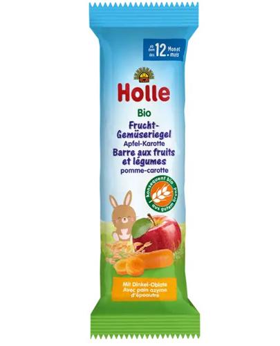 Holle Batonik owocowo-warzywny dla małych dzieci Bio jabłko-marchewka po 12 miesiącu - 25 g - cena, opinie, właściwości zdjęcie