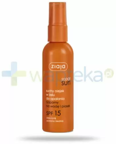 Ziaja Sopot Sun suchy olejek w żelu do opalania SPF15 90 ml zdjęcie