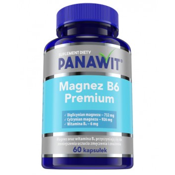 PANAWIT Magnez B6 premium, 60 kapsułek