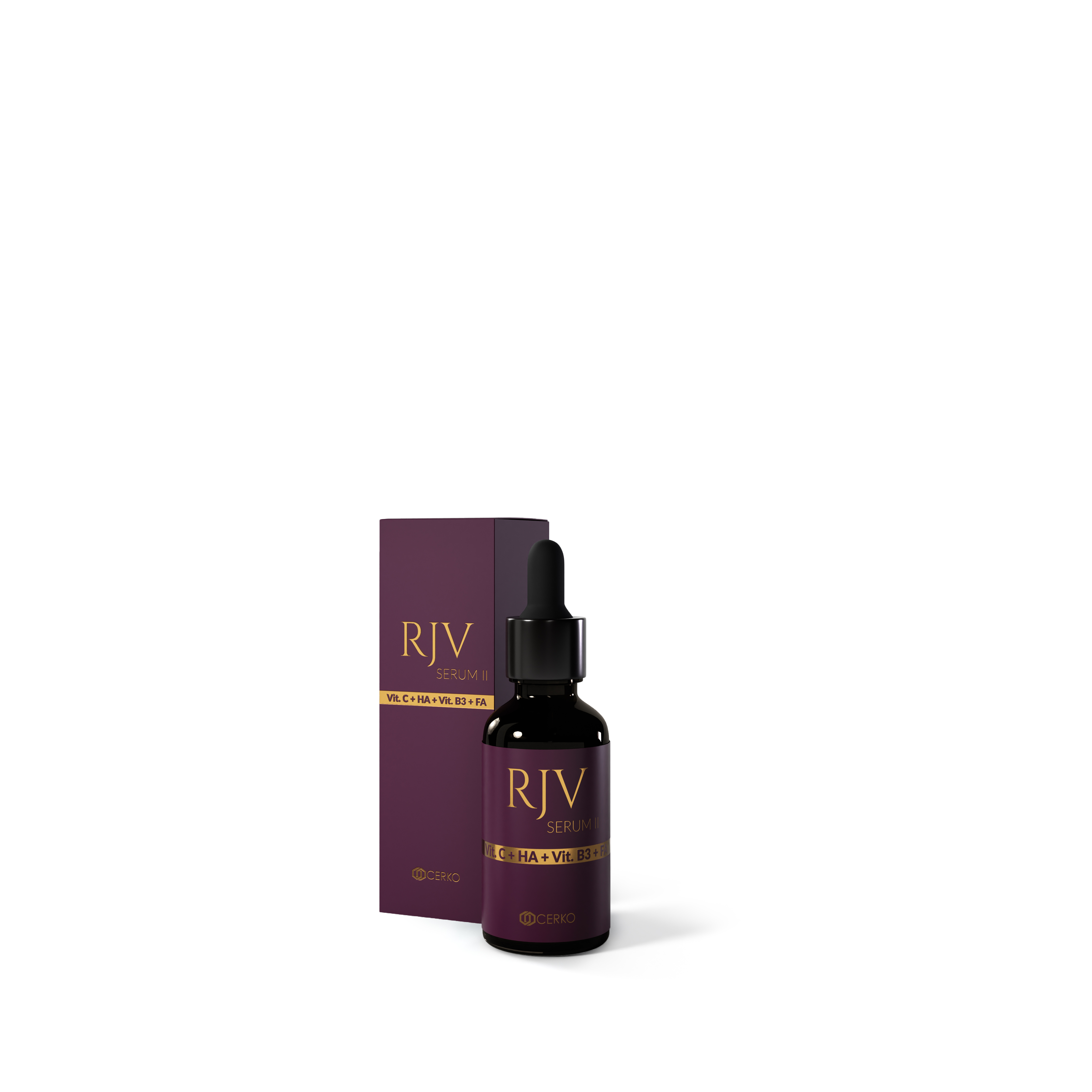 Cerko RJV Serum rewitalizujące II Vit. C + HA + Vit. B3 + FA, 30 ml zdjęcie