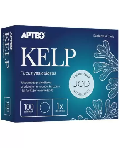 Apteo Kelp 100 tabletek zdjęcie