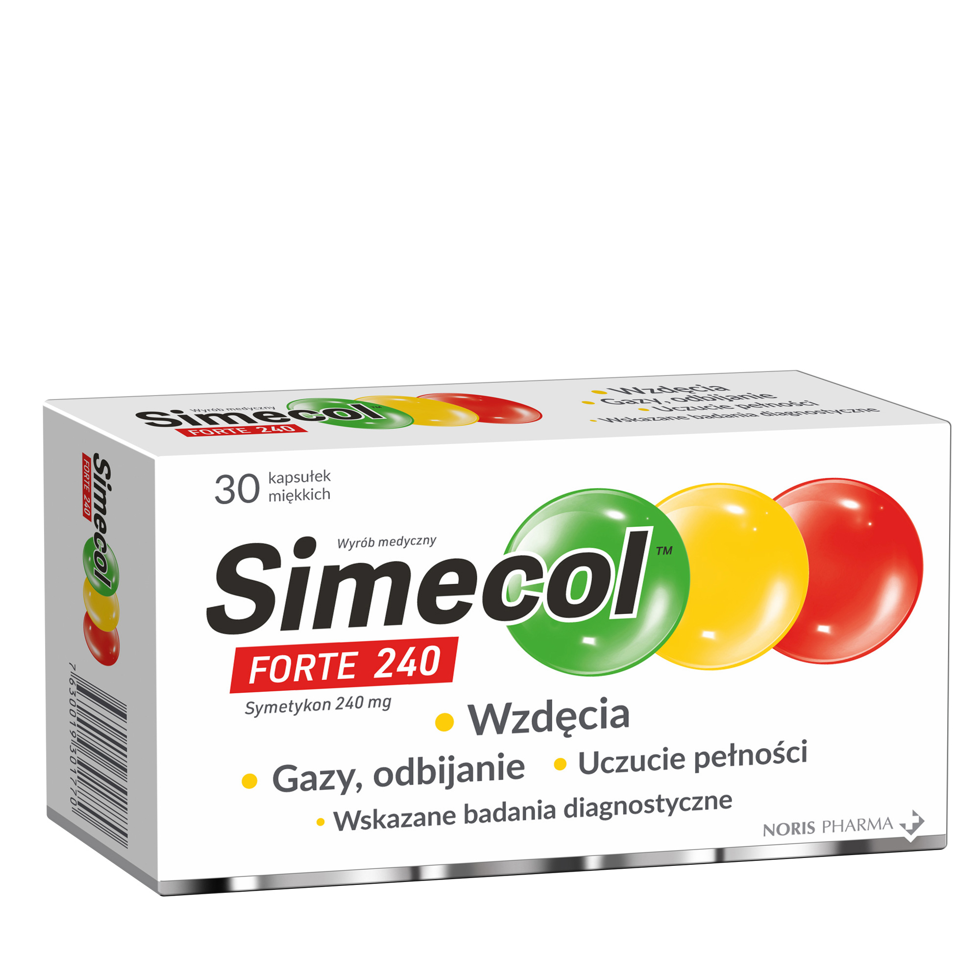 Simecol Forte 240, kapsułki, 30 sztuk zdjęcie