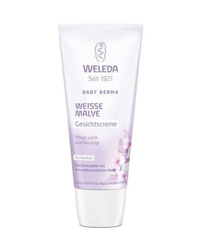 Weleda Baby Krem do twarzy z białą malwą - 50 ml - cena, opinie, właściwości zdjęcie