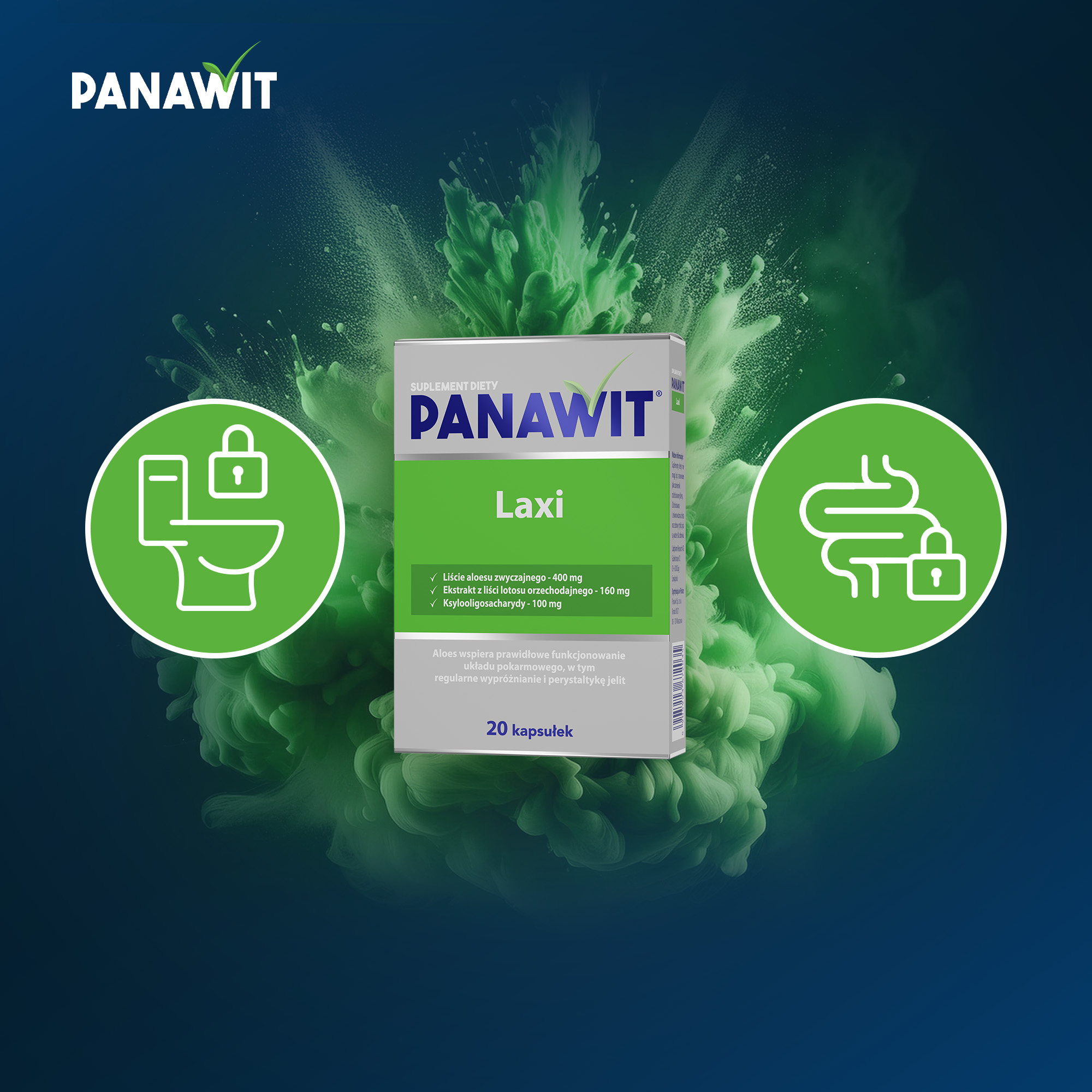 Panawit, Laxi, kapsułki, 20 sztuk
