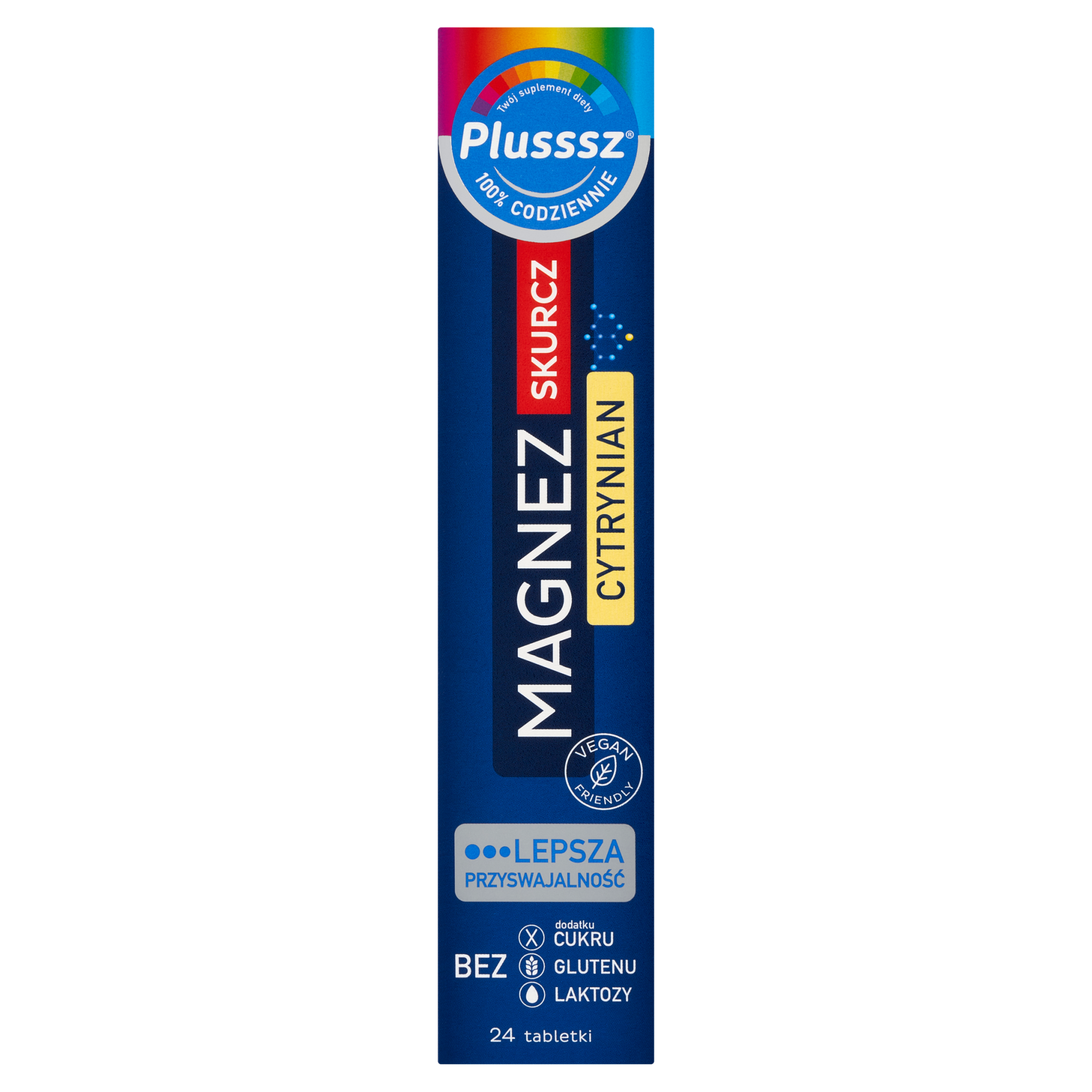 Plusssz Magnez Skurcz Cytrynian, 24 tabl. mus. zdjęcie