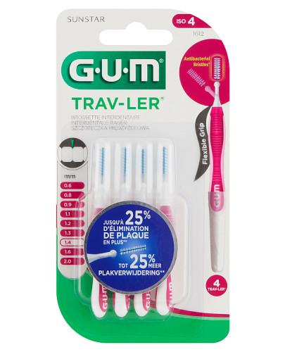 Sunstar Gum Trav-Ler Szczoteczka międzyzębowa 1.4 mm, 4 szt. zdjęcie