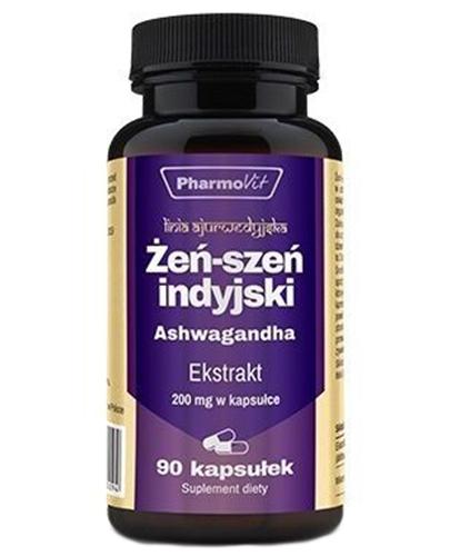 PHARMOVIT ASHWAGANDHA Ekstrakt z żeń-szenia indyjskiego 20:1 - 90 kaps.  zdjęcie