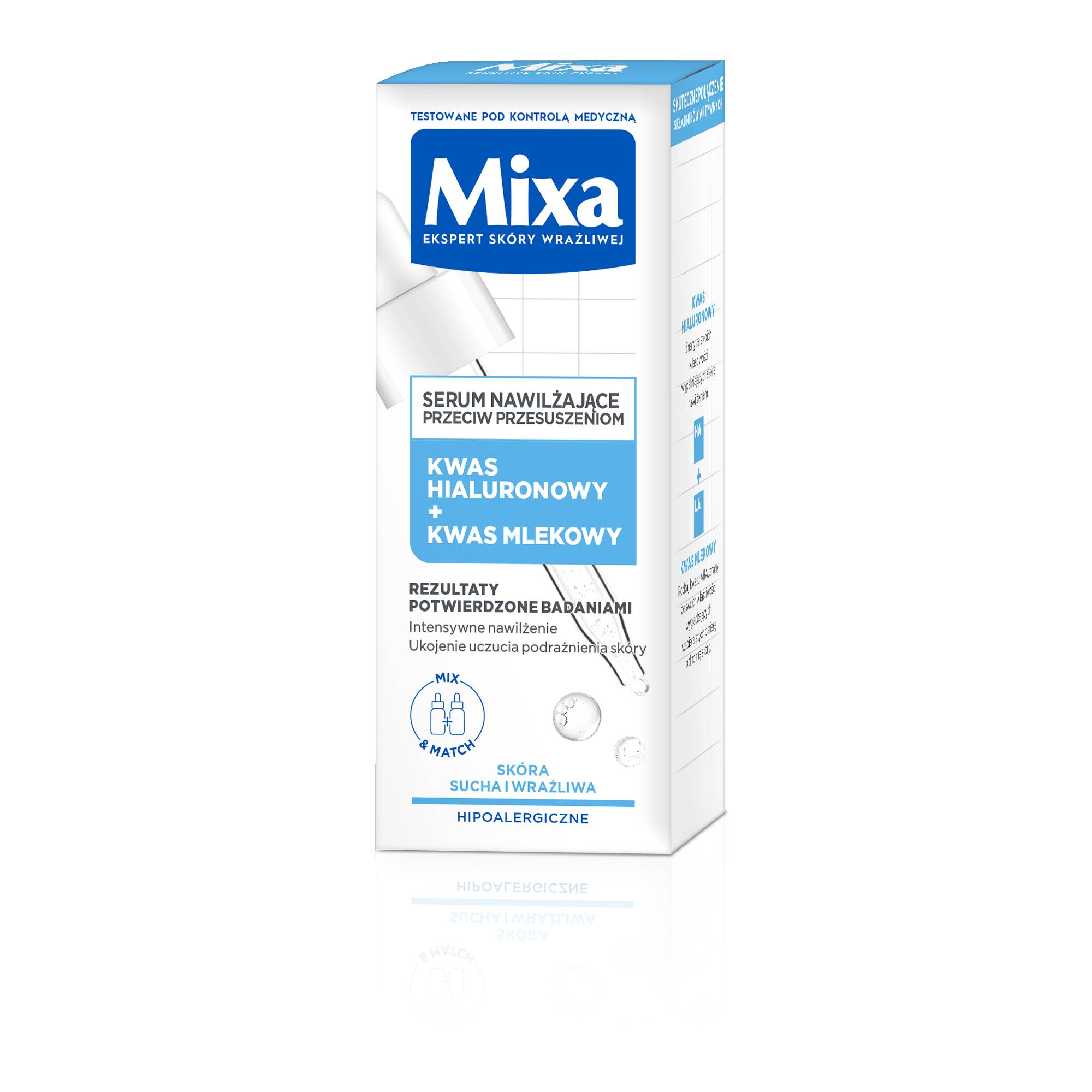 Mixa Lab Serum nawilżające przeciw przesuszeniom, 30 ml