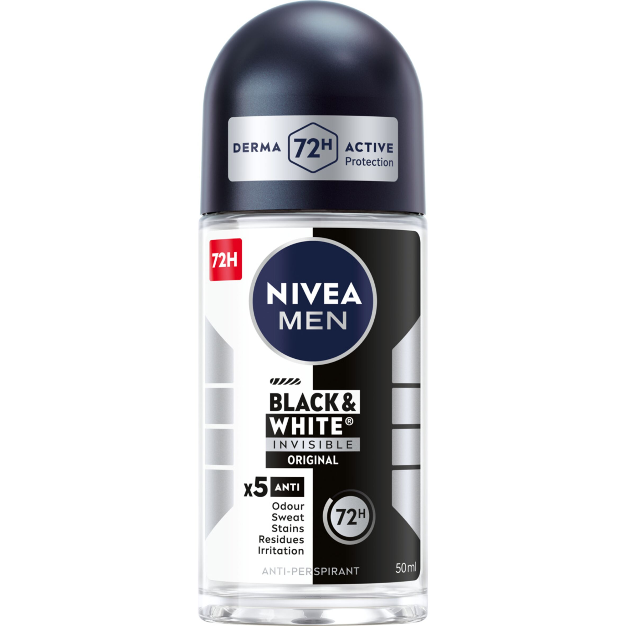Nivea Men Black&White Invisible Original antyperspirant w kulce 50 ml zdjęcie