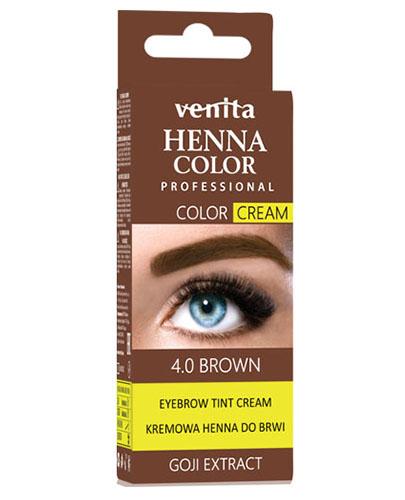 VENITA Kremowa Henna do brwi 4.0 Brąz, 30 g zdjęcie