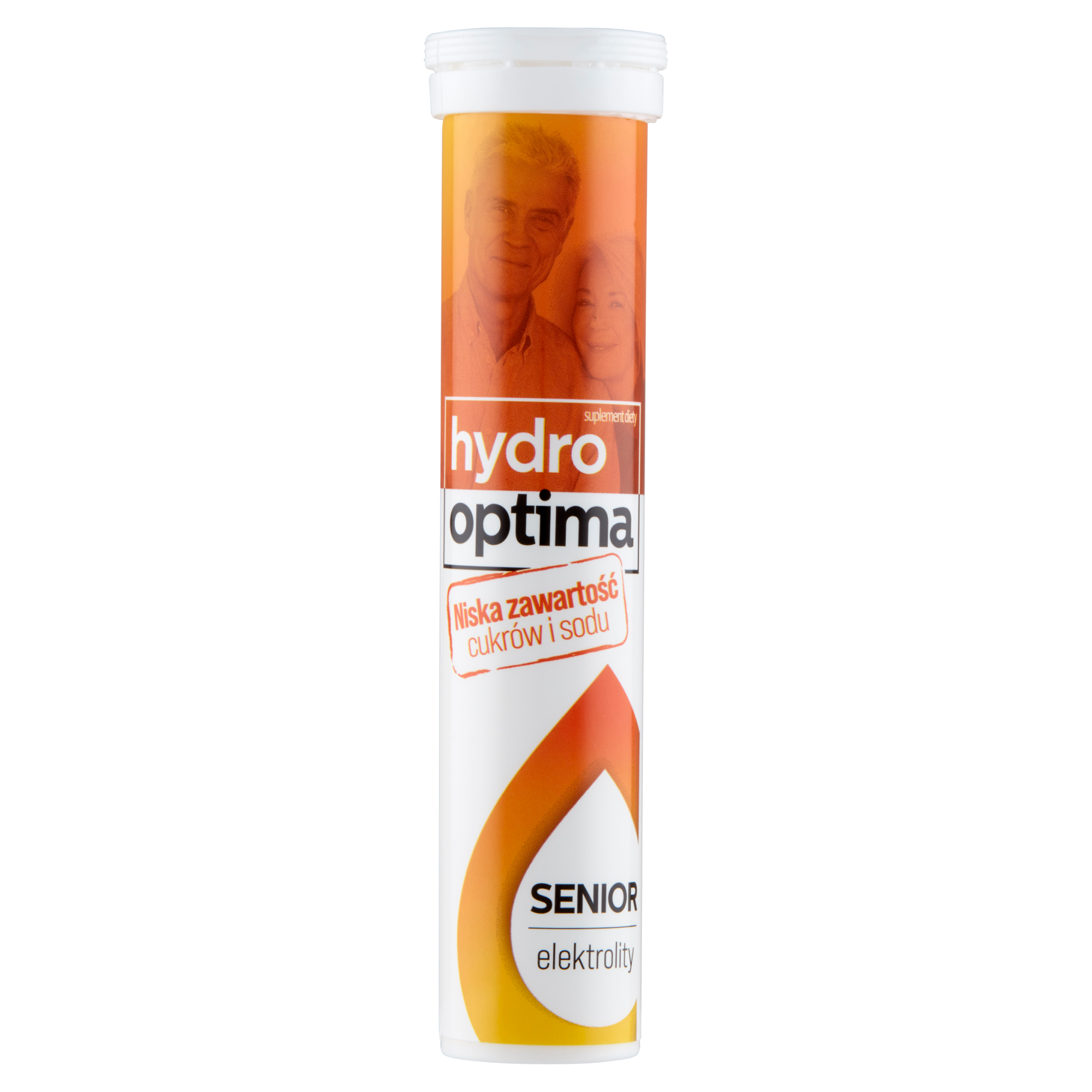 HydroOptima Senior, tabletki musujące, 20 sztuk zdjęcie