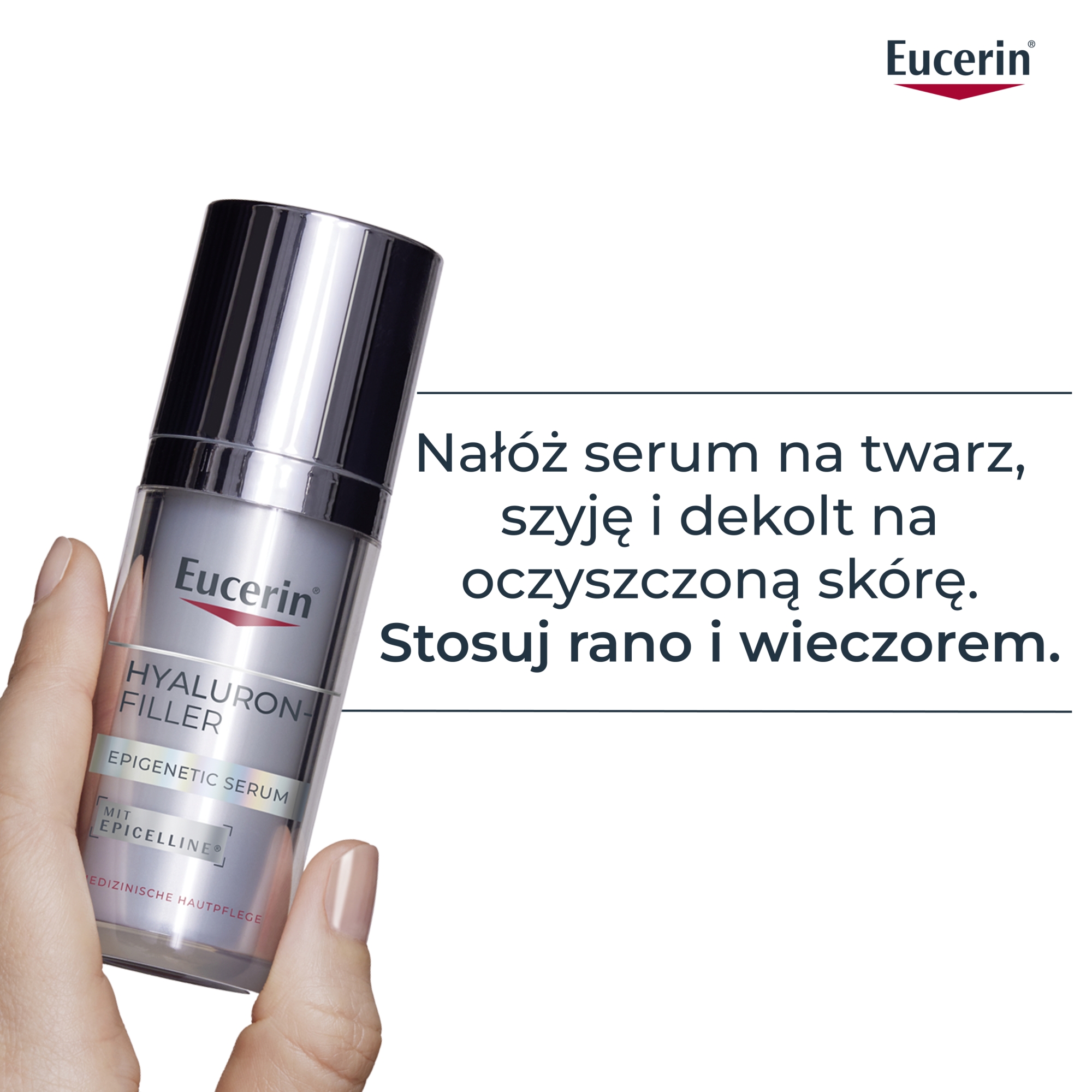 Eucerin Hyaluron-Filler Serum przeciwzmarszczkowe Epigenetic z Epicelline, 30 ml