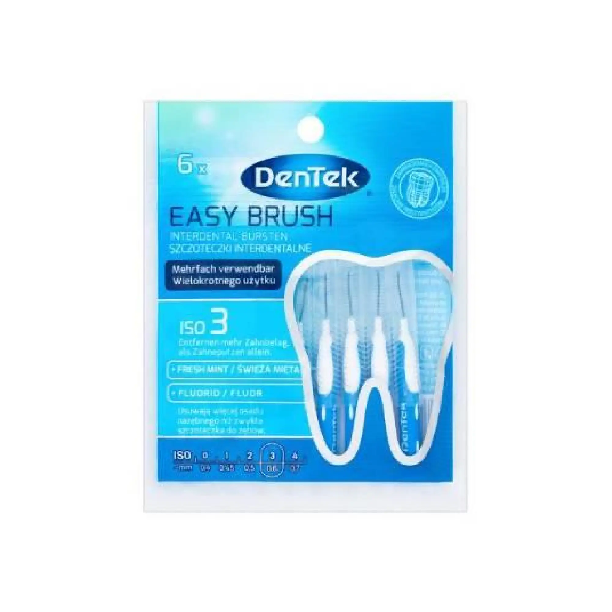 Dentek, Triple Clean, niciowykałaczki (flossery), ekologiczne wykałaczki stomatologiczne z nicią dentystyczną, 36 sztuk zdjęcie