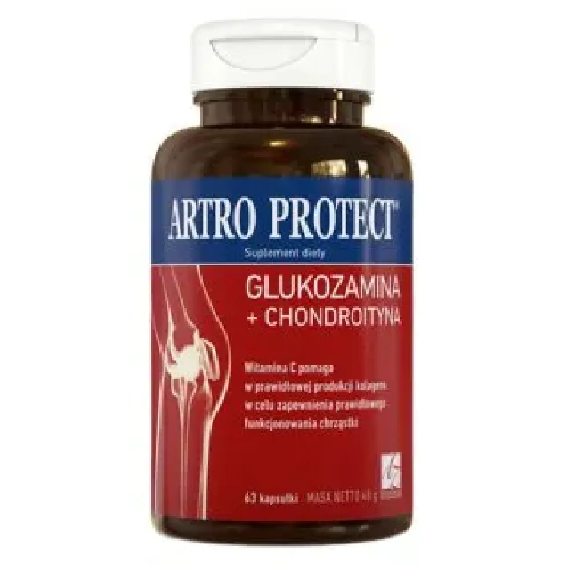 A-Z ARTRO PROTECT Glukozamina+ Chondroityna, 63 kapsułki zdjęcie