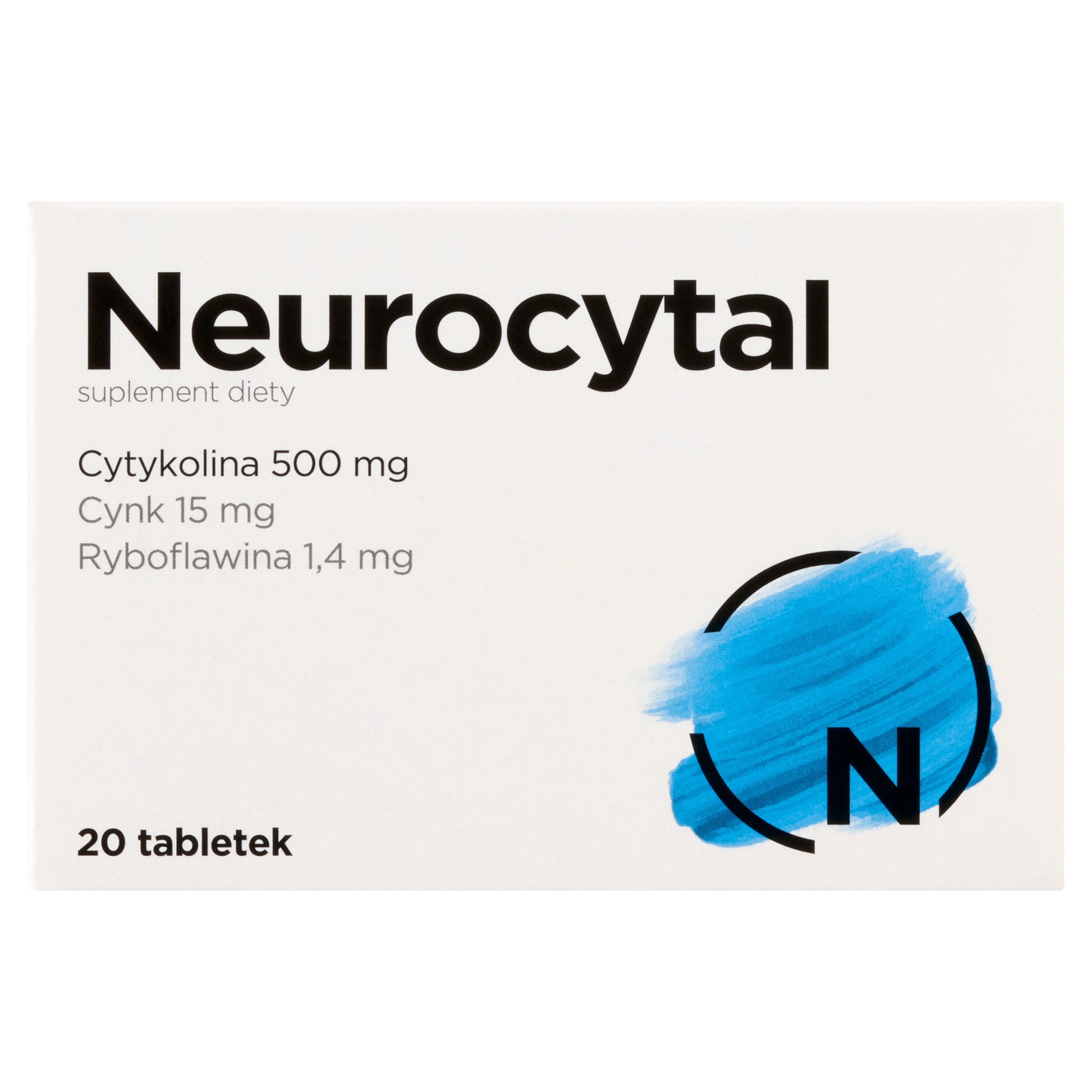 Aflofarm Neurocytal, tabletki powlekane, 20 sztuk zdjęcie