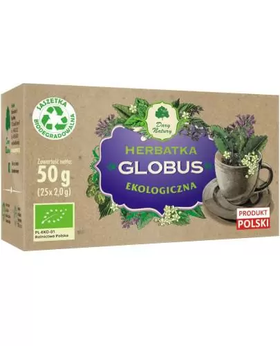 Dary Natury herbatka Globus ekologiczna 25 saszetek zdjęcie