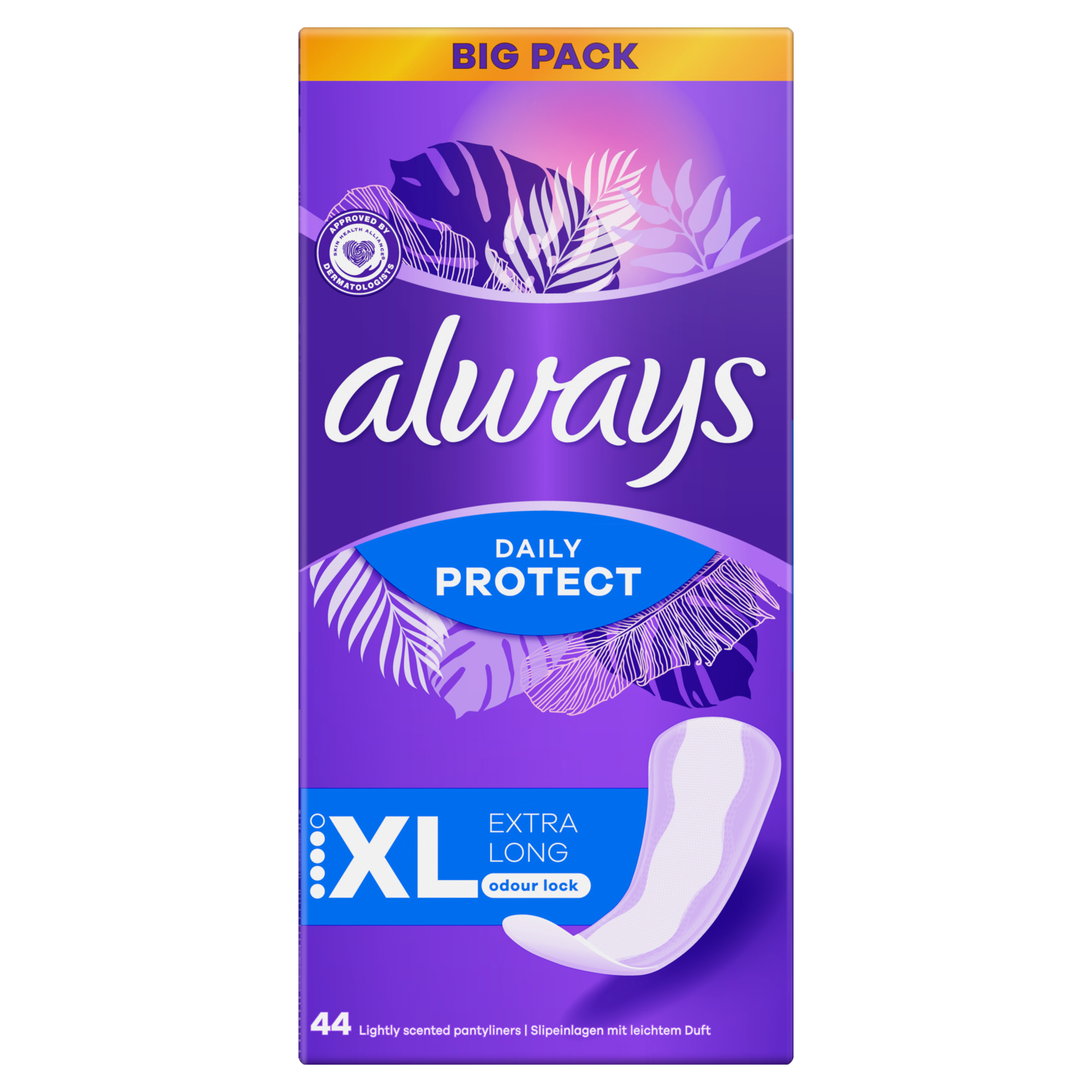 Always Dailies Long Plus Extra Protect Zapachowe wkładki higieniczne, 44 sztuki zdjęcie