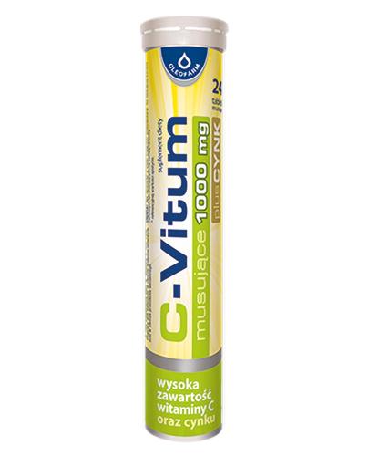 C-Vitum musujące 1000 mg plus cynk, 24 tabletki musujące zdjęcie