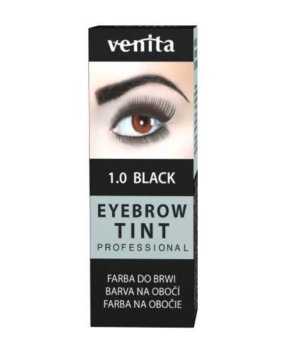 Venita, profesjonalna henna do brwi w proszku, 1.0 Czarna, 13 g zdjęcie