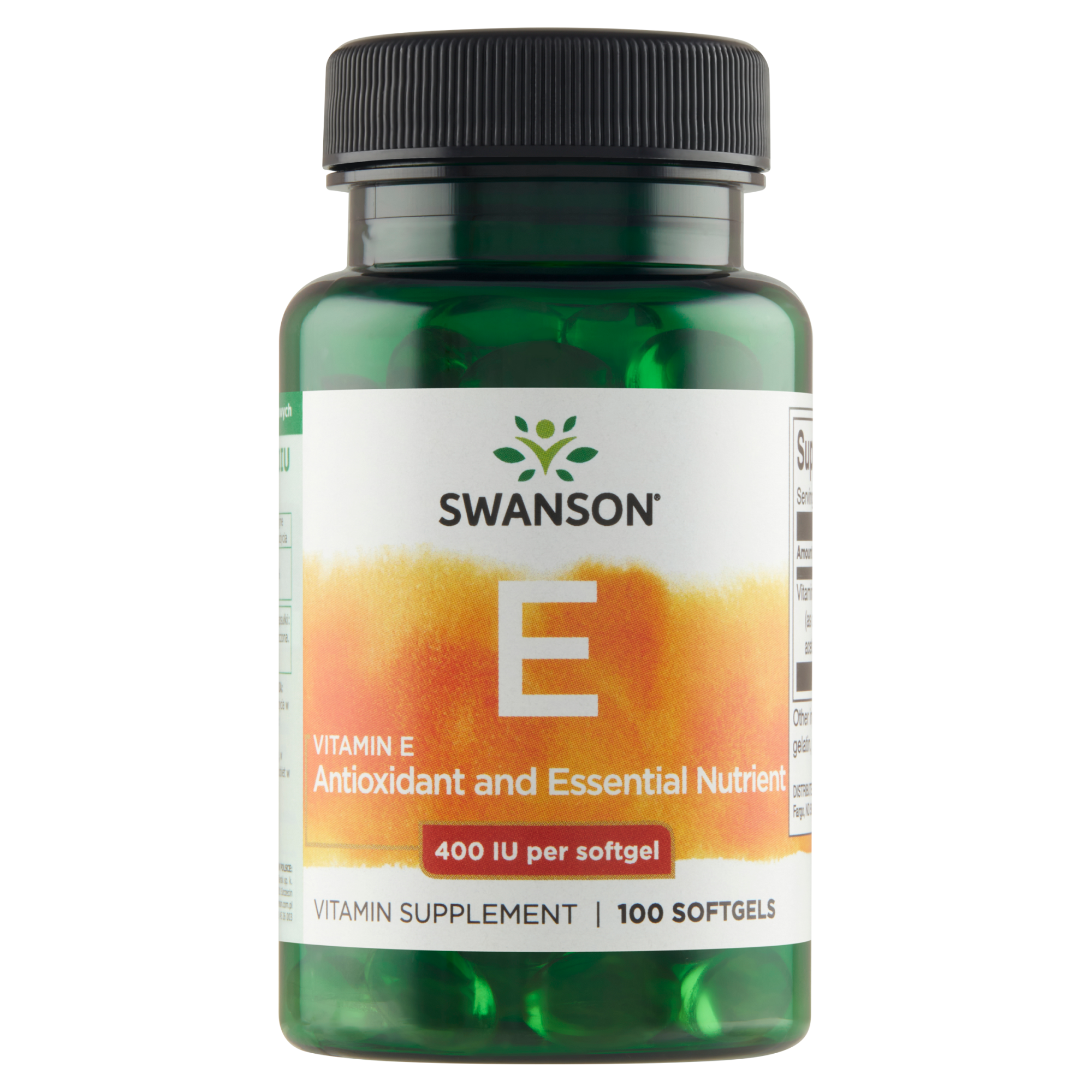 SWANSON Naturalna witamina E 400IU - 100 kaps. zdjęcie