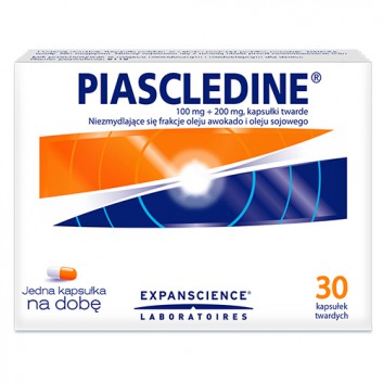 Piascledine, 100 mg + 200 mg, kapsułki twarde, 30 sztuk