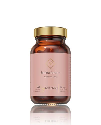 MyBest Pharm Ferrina Forte+, kapsułki, 60 sztuk zdjęcie