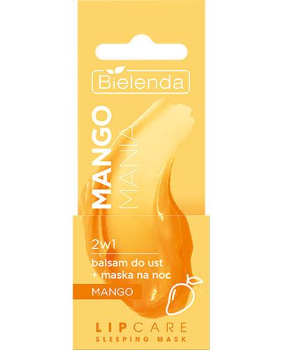 BIELENDA LIP CARE SLEEPING MASK mango mania 2w1 balsam do ust + maska na noc mango, 10 g zdjęcie