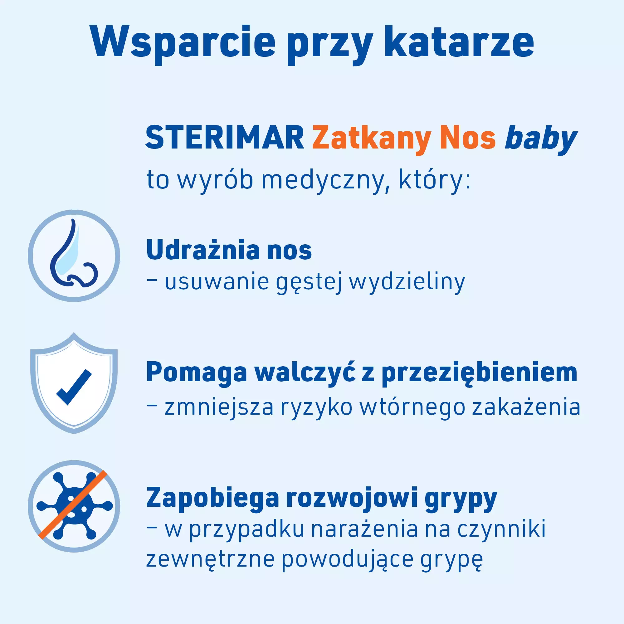 STERIMAR, Zatkany nos BABY, Hipertoniczny wzbogacony miedzią, 50 ml