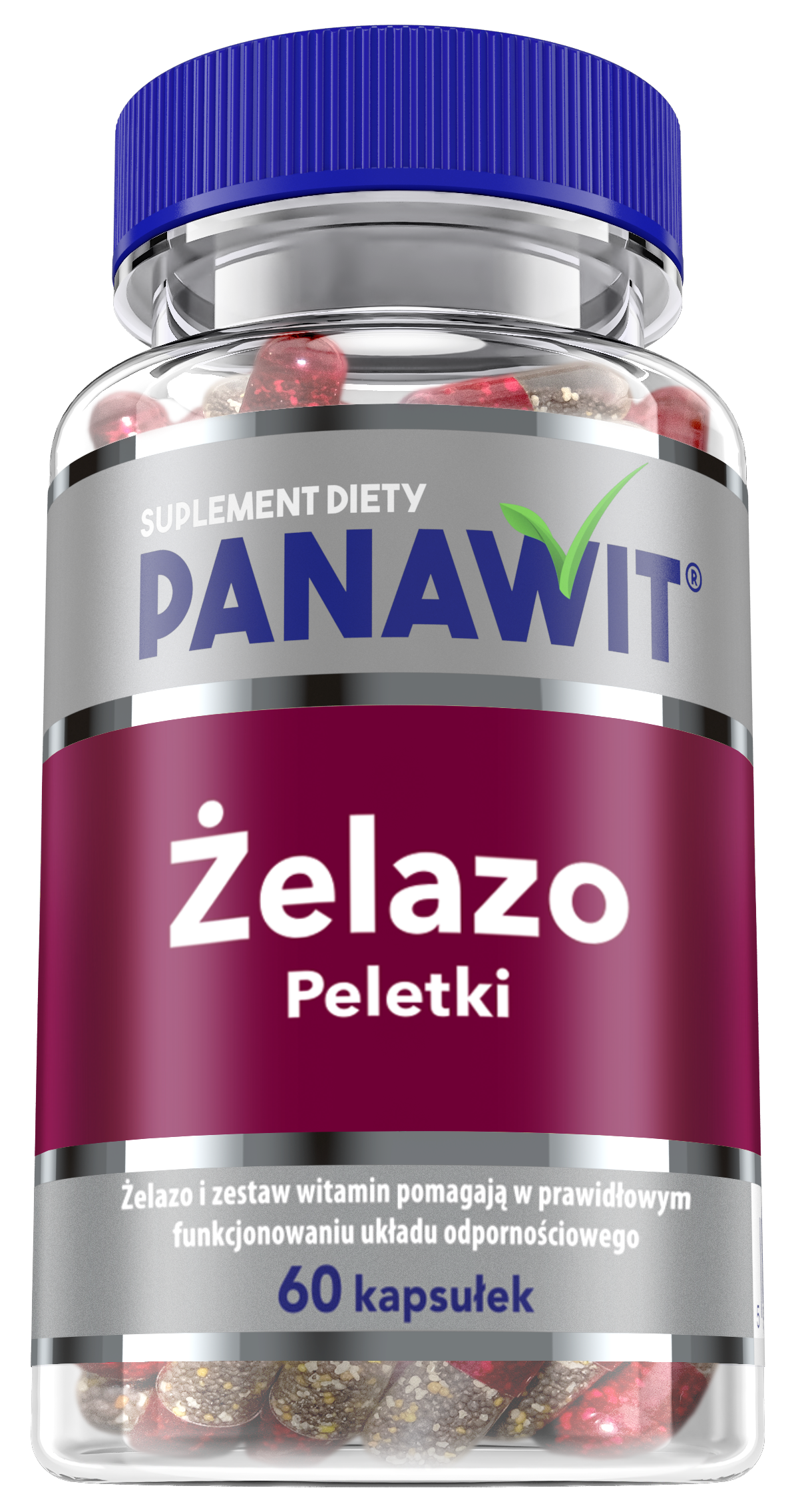 Panawit Żelazo Peletki 60 kapsułek