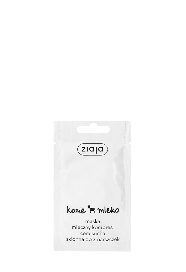 Ziaja kozie mleko maska mleczny kompres 7 ml zdjęcie