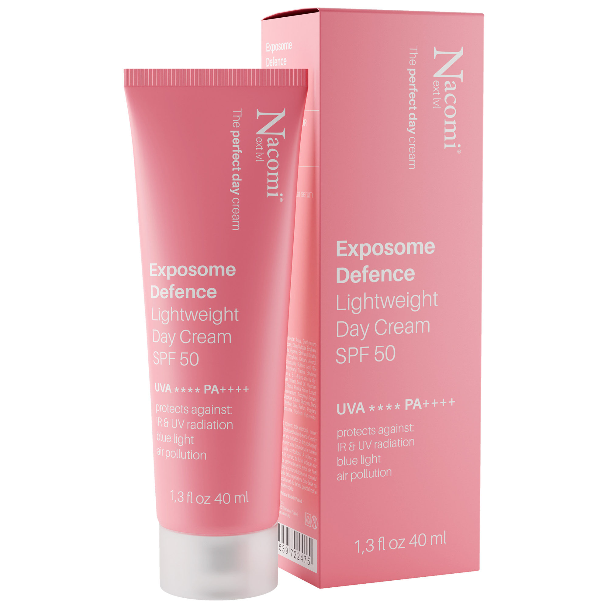 Nacomi Next Level Lekki krem na dzień SPF 50, 40 ml zdjęcie