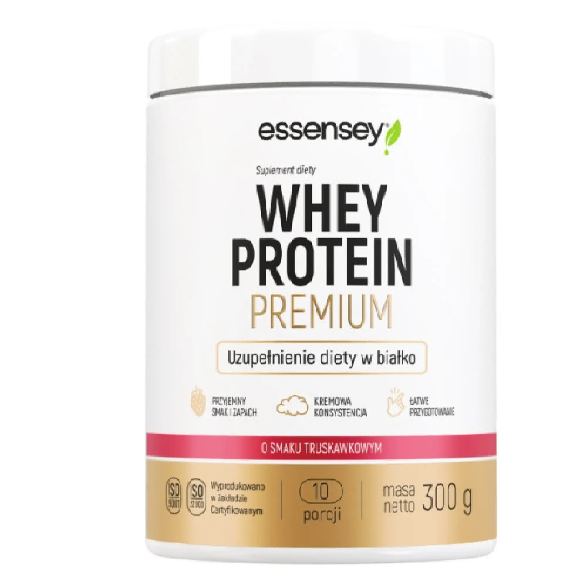 Essensey Whey Protein Premium Truskawka, proszek, 300 g zdjęcie