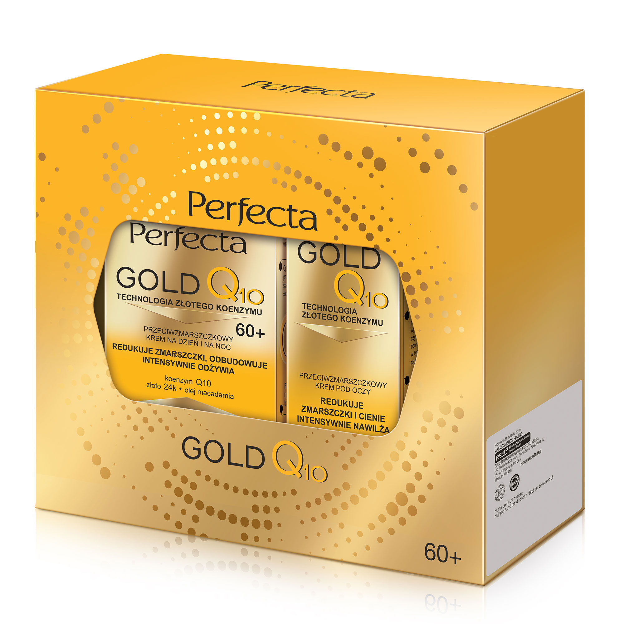 Perfecta Zestaw Q10 Krem do twarzy, 50 ml+krem pod oczy 60+, 15 ml zdjęcie