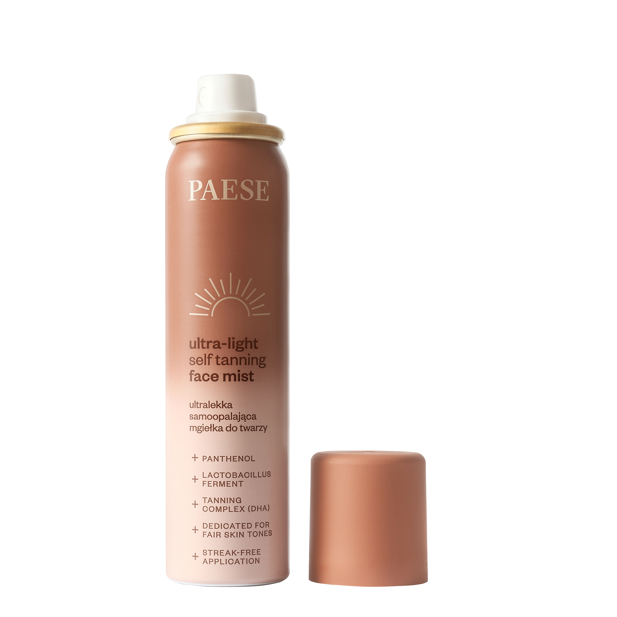 Paese Ultralekka samoopalająca mgiełka do twarzy, 75 ml zdjęcie
