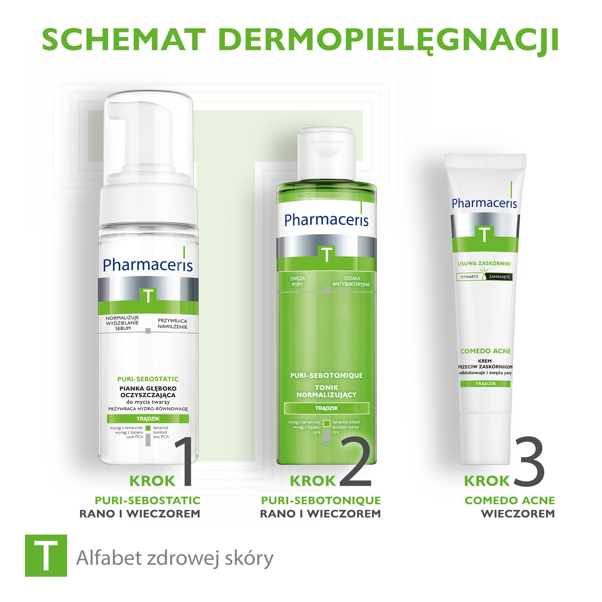 Pharmaceris T Puri-Sebostatic pianka głęboko oczyszczająca do mycia twarzy przywracająca hydro równowagę 150 ml