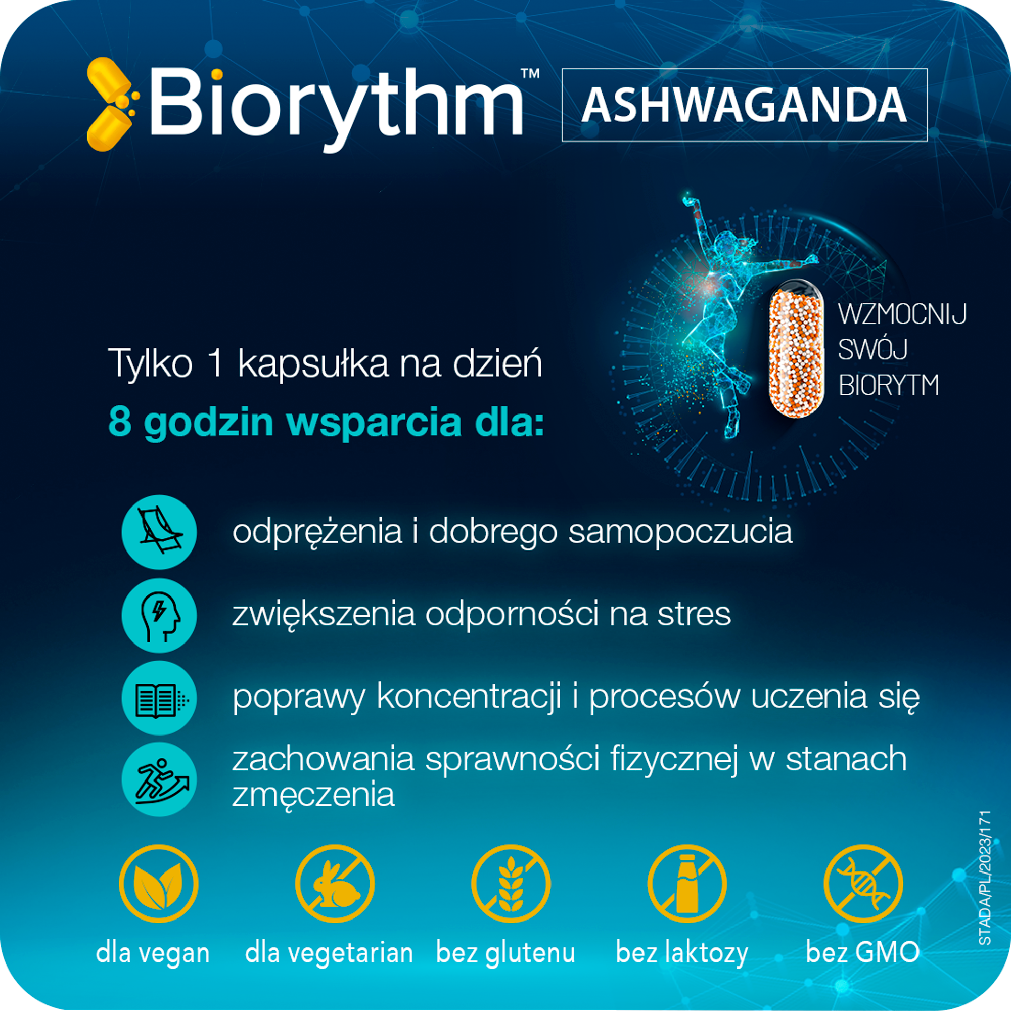 Biorythm Ashwagandha 30 kapsułek
