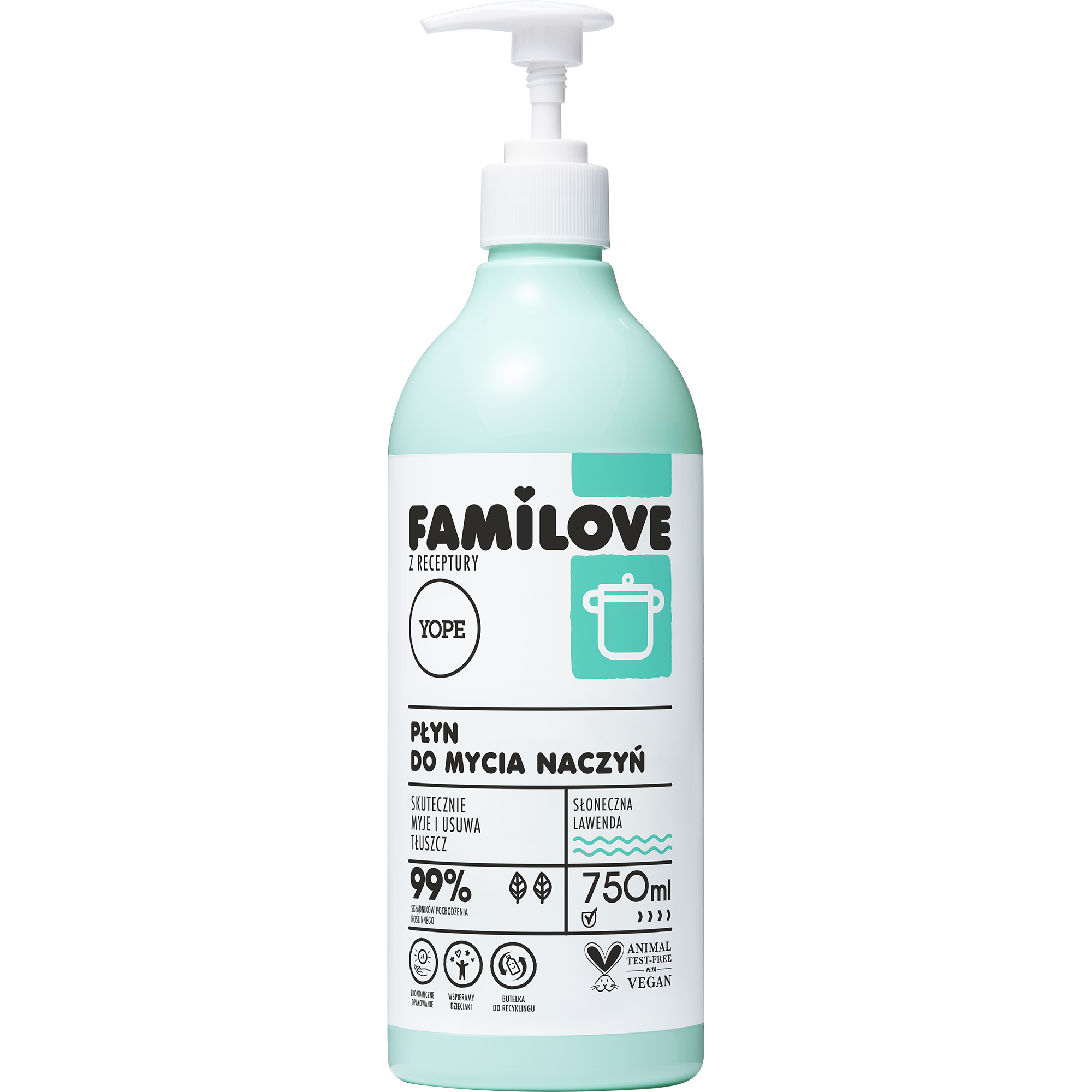 Familove Płyn do mycia naczyń, 750 ml  zdjęcie